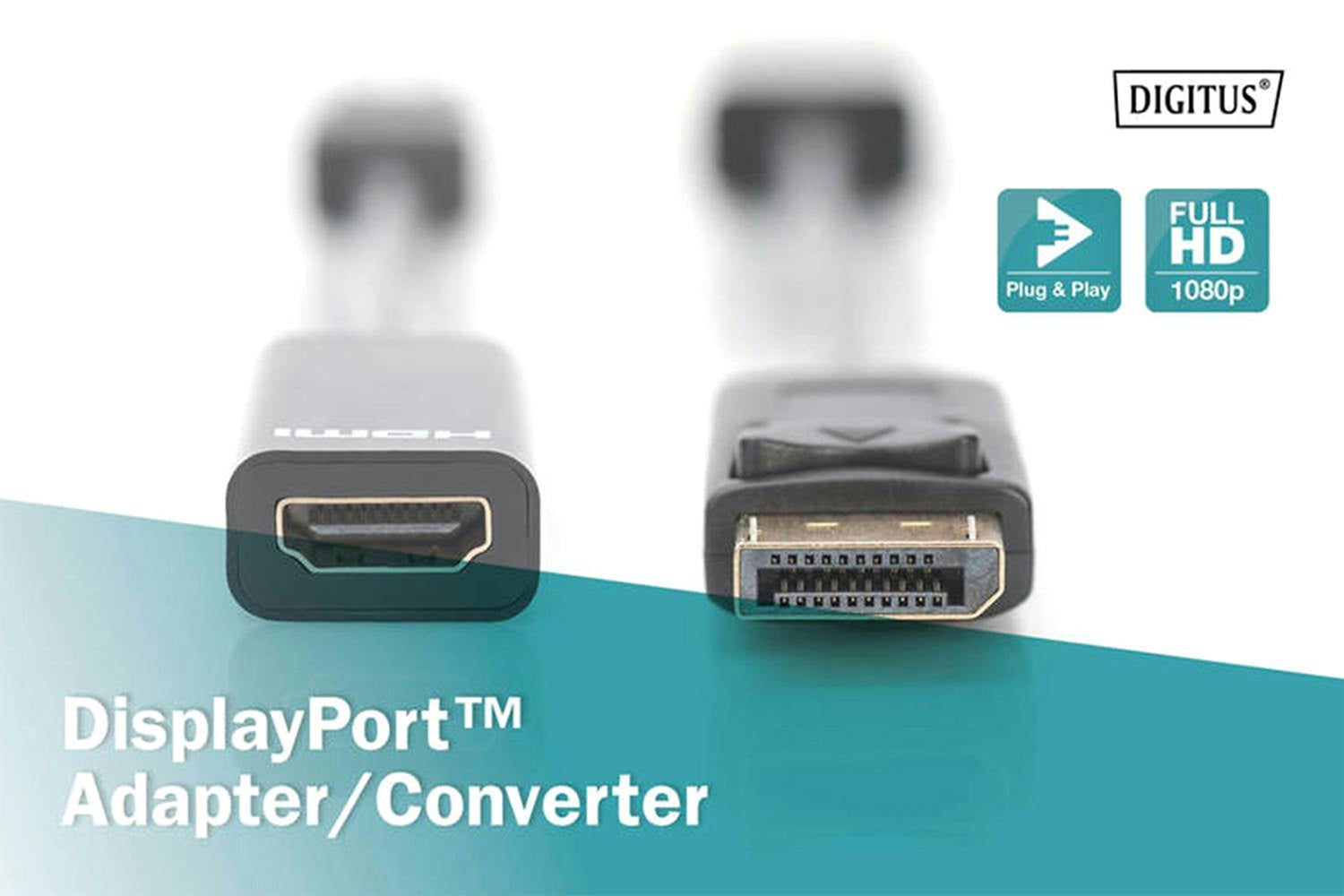 Digitus Display Port to HDMI Type-A Adapter Cable | 0.15m-7