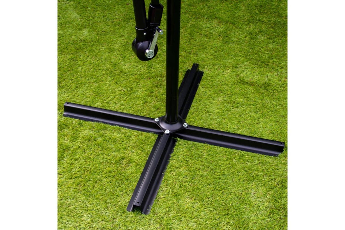 Monstershop LED Cantilever Parasol | Black-10