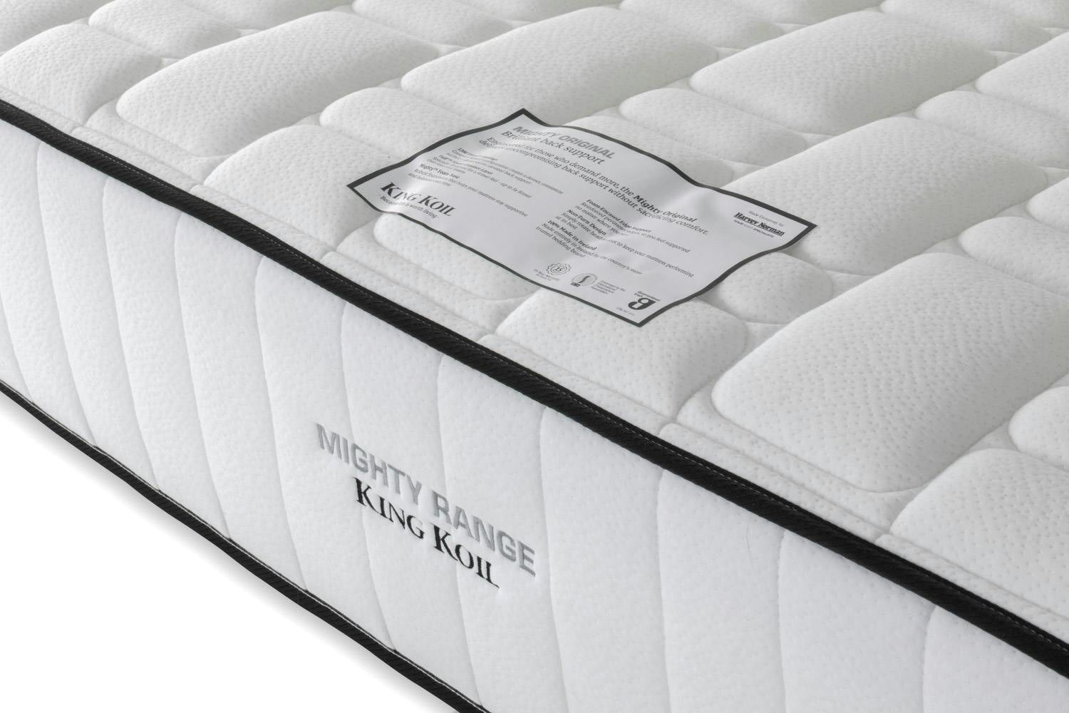 King Koil | Mighty Original Motion Mattress | Long Single | 3ft x 6ft6-4