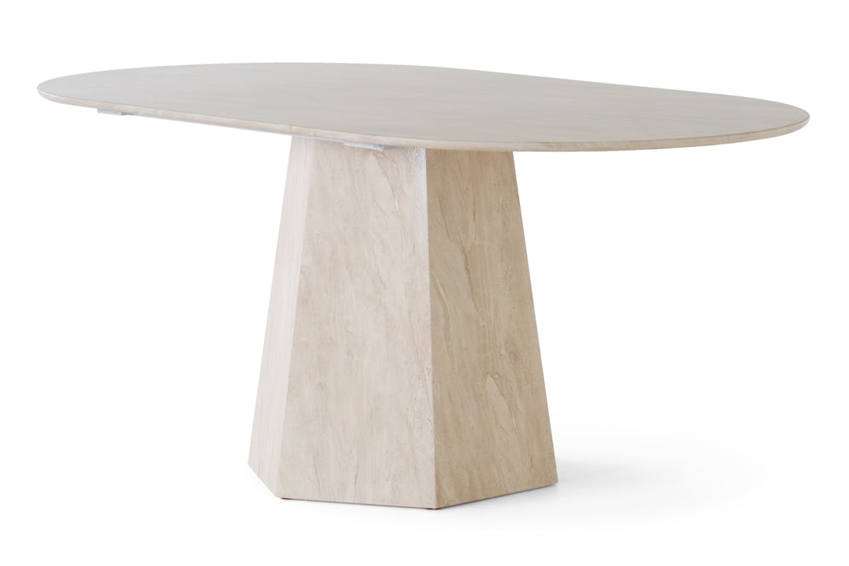 Treviso Oval Dining Table | Beige-2