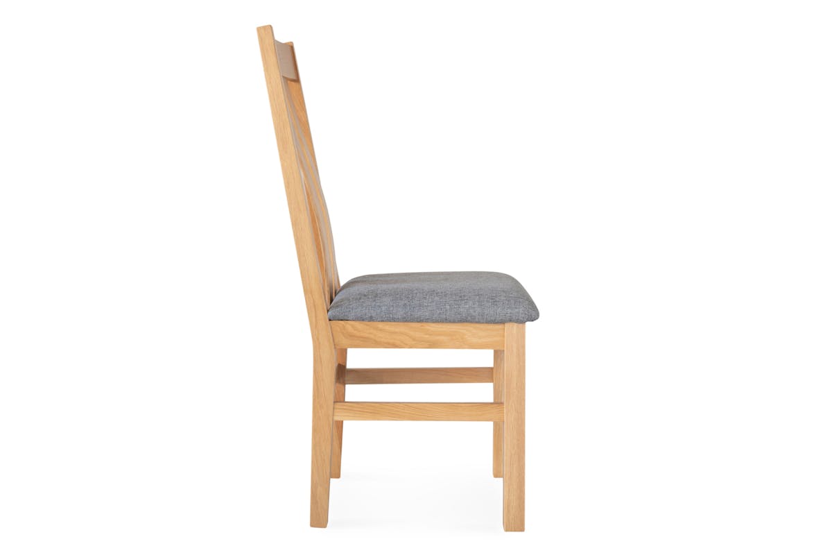 Blake Dining Chair | Fabric | Grey-4
