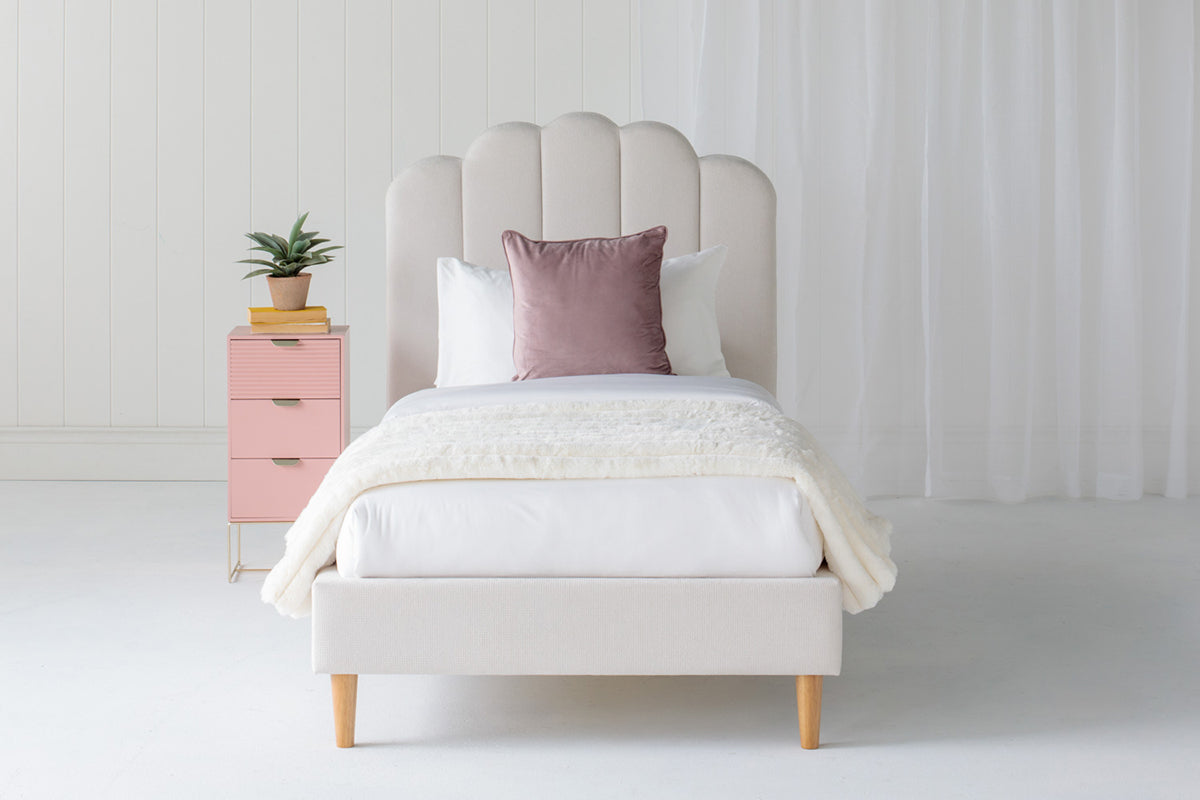 Lucy Bed Frame | Single | 3ft | Oat