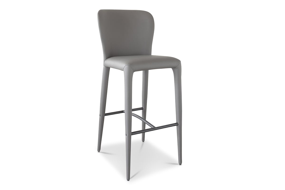 Aletta Bar Stool | High | Dark Grey-2
