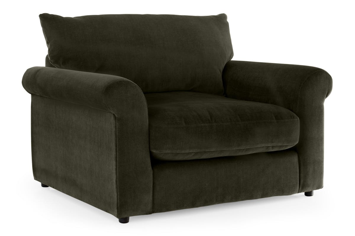 Corah Cuddler Chair | Green-3