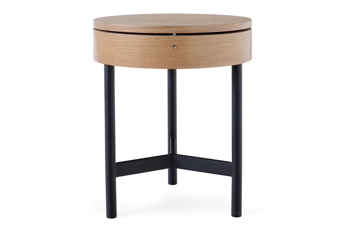 Heather Side Table | Wooden Top | Natural