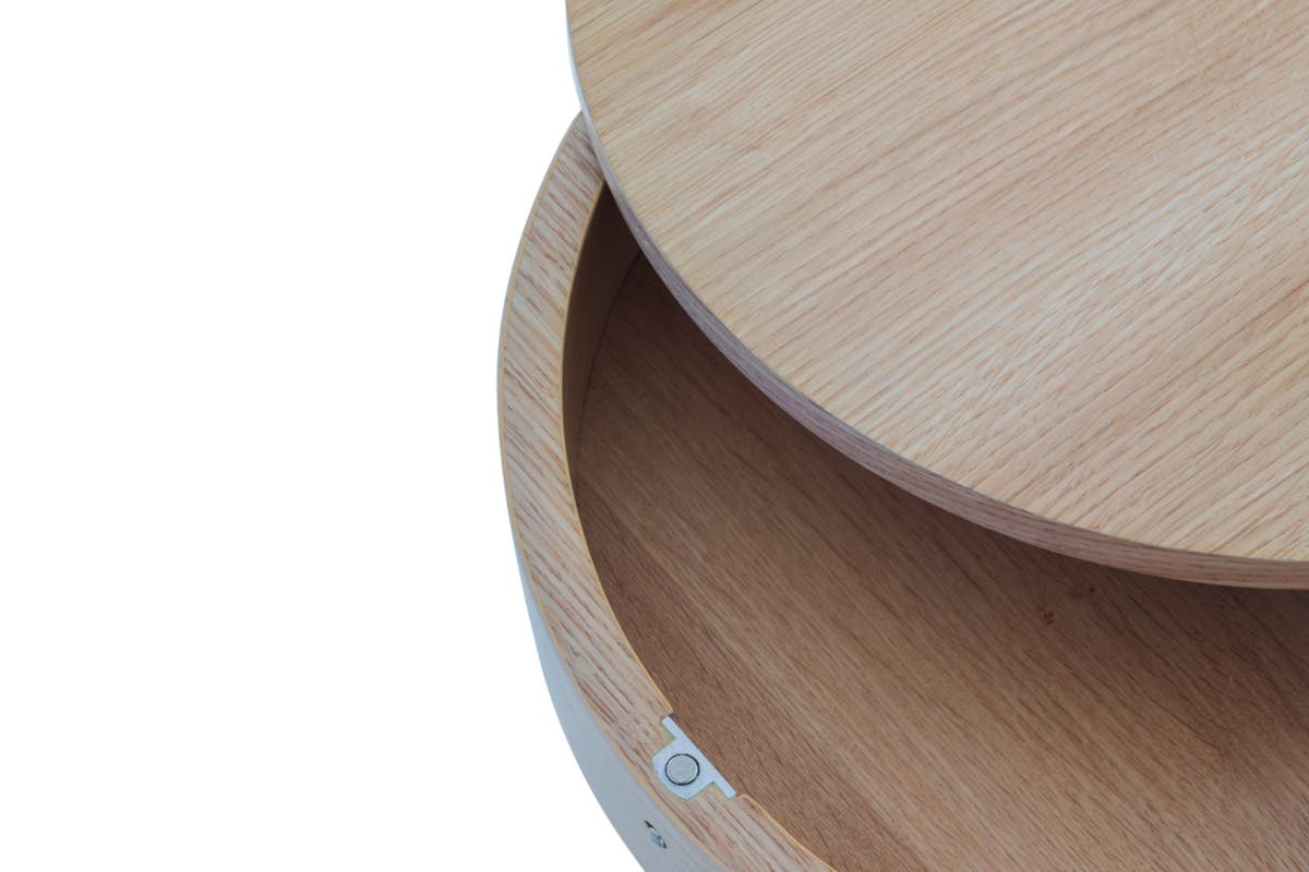 Heather Side Table | Wooden Top | Natural-4