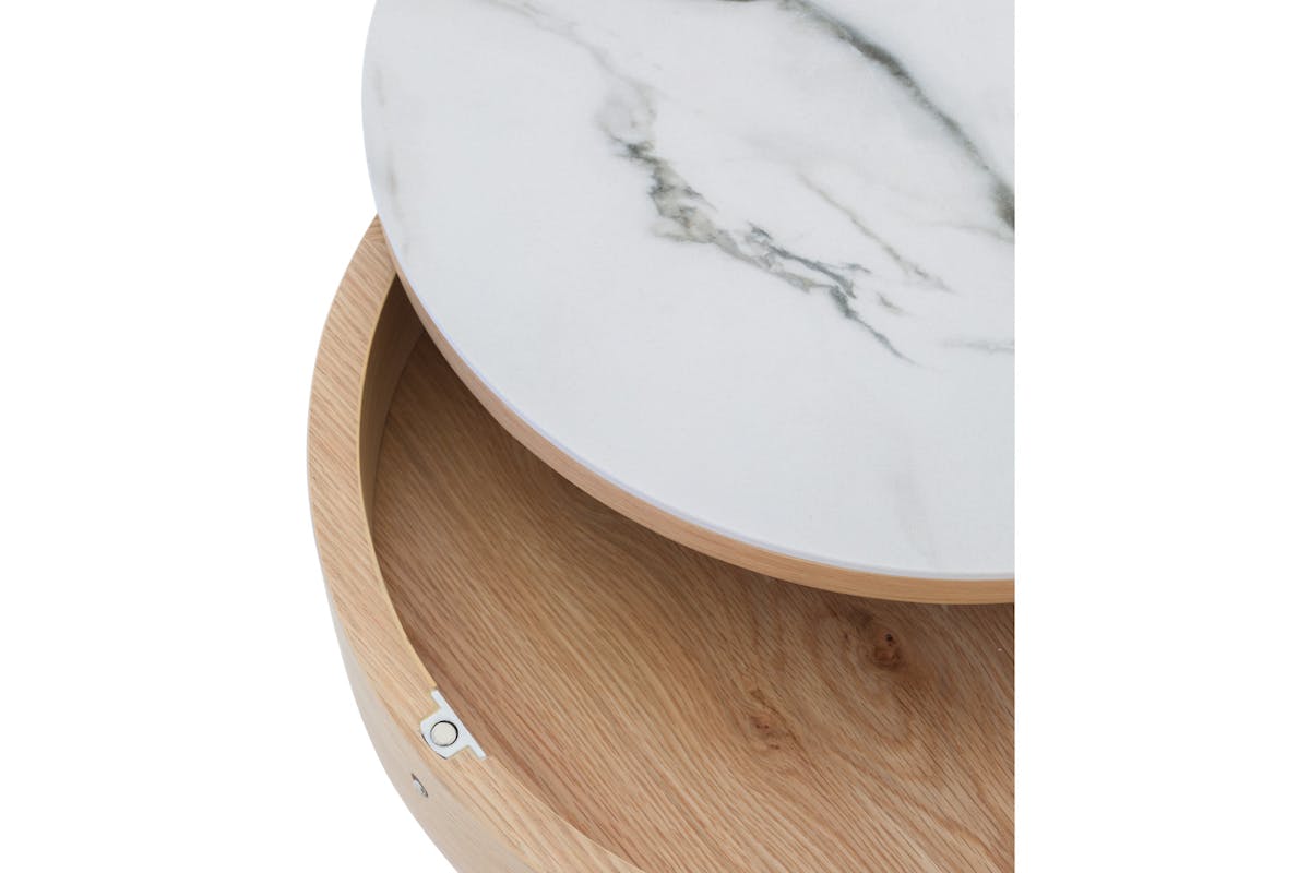 Heather Side Table | Stone Top | Natural-4