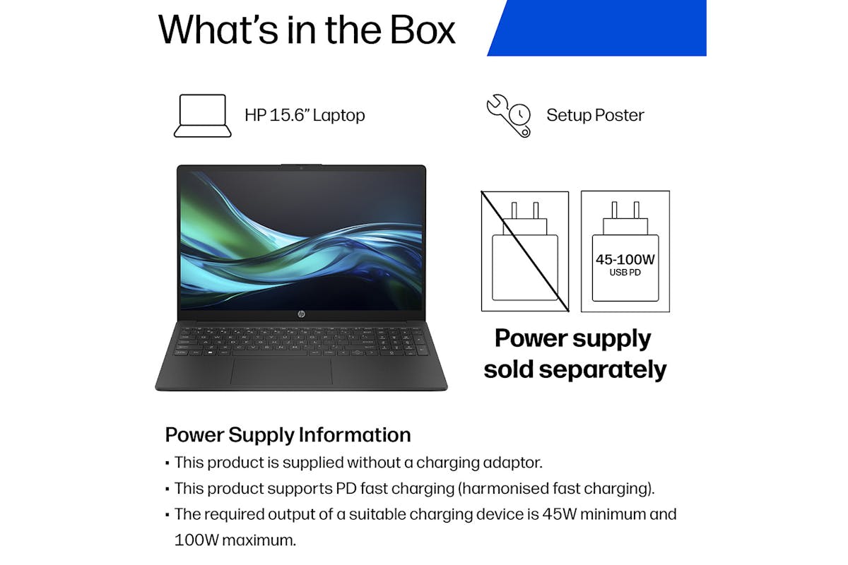 HP 15-fc1009na 15.6" AMD Ryzen 7 7735HS | 16GB | 512GB | Jet Black | AMD Radeon-20