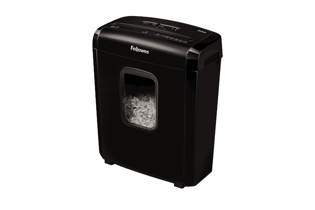 Fellowes 13L Mini Cut Paper Shredder | Black-2