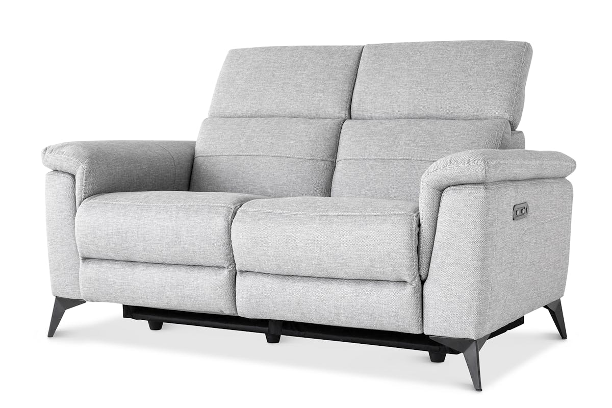 Penny 2 Seater Sofa | Power Recliner | Fabric | Grey-3
