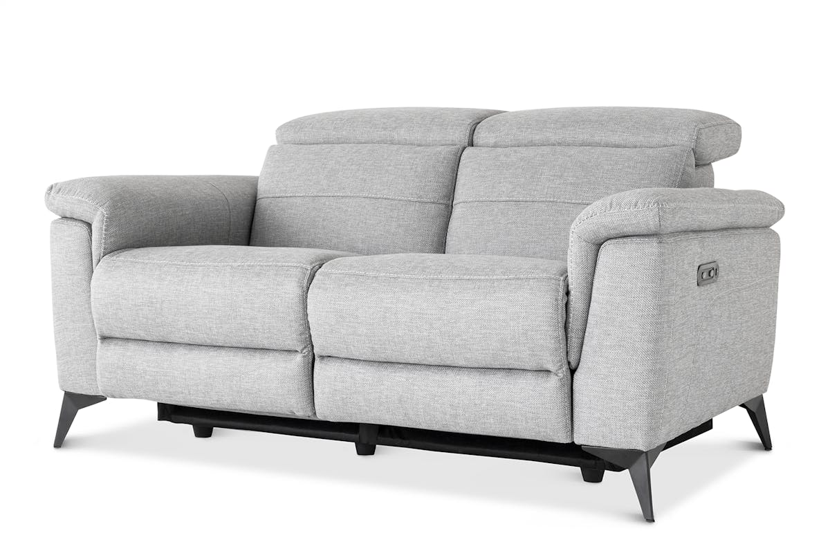 Penny 2 Seater Sofa | Power Recliner | Fabric | Grey-4