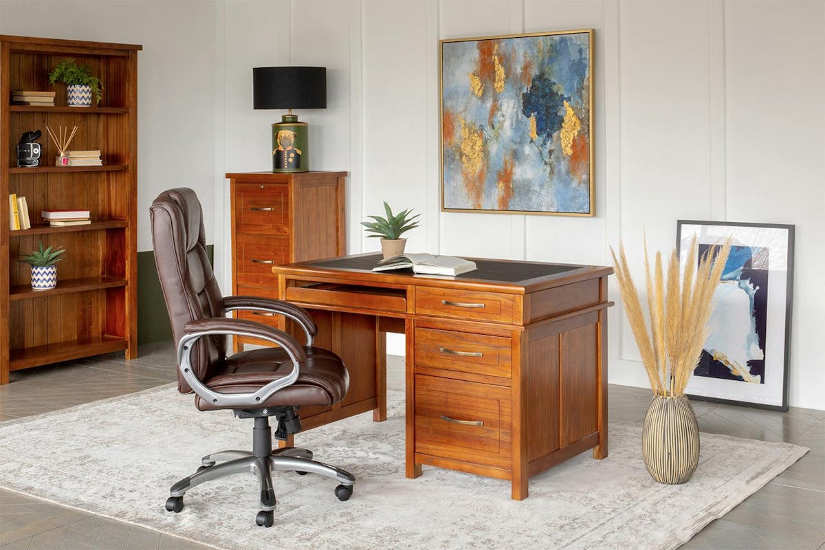 Ebony Office Desk | Small-2