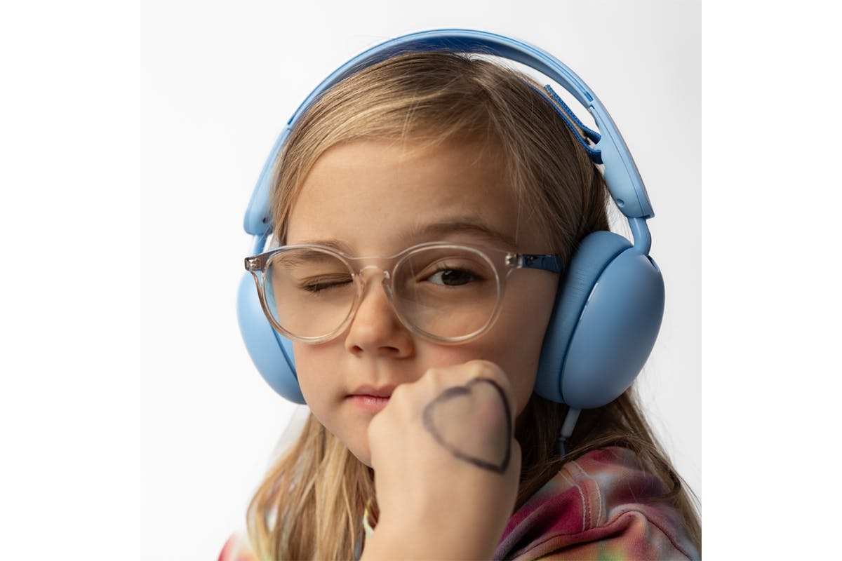 Skullcandy Grom Wired Headphones For Kids | Surf Blue-2