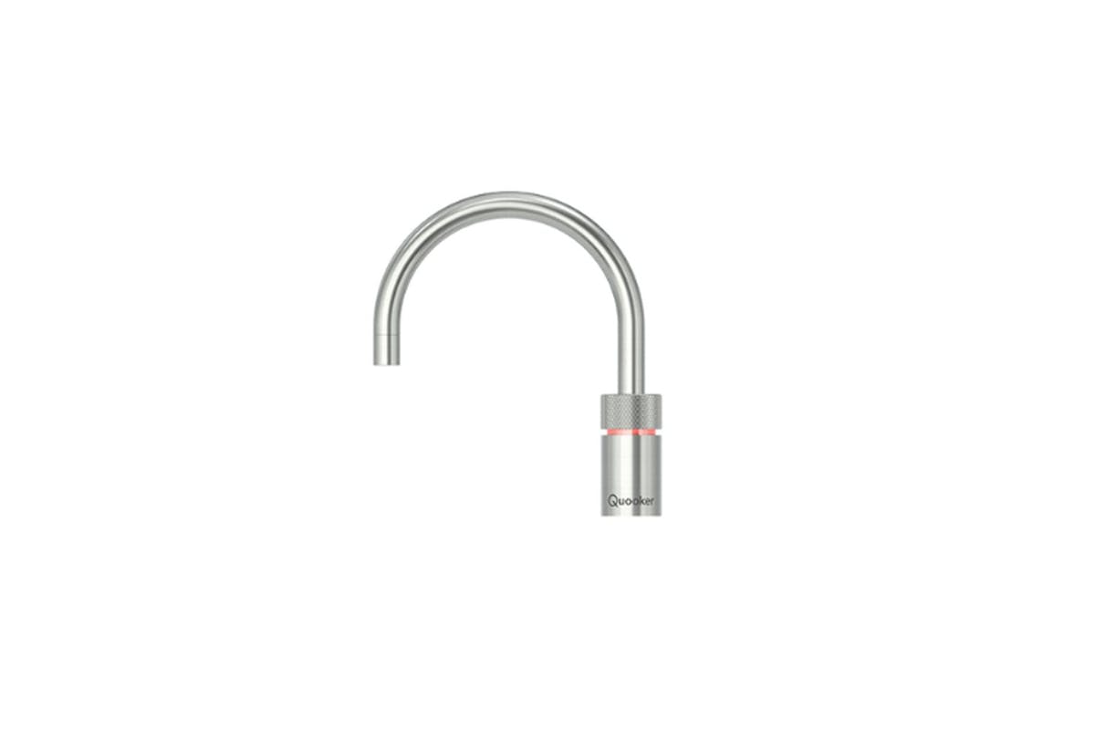 Quooker Nordic Round Single Tap | Stainless Steel | NSRSST
