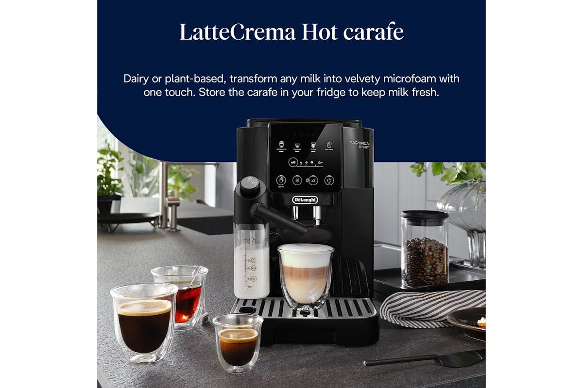 De'Longhi Magnifica Start Fully Automatic Bean-to-Cup Coffee Machine | ECAM220.60.B | Black-2
