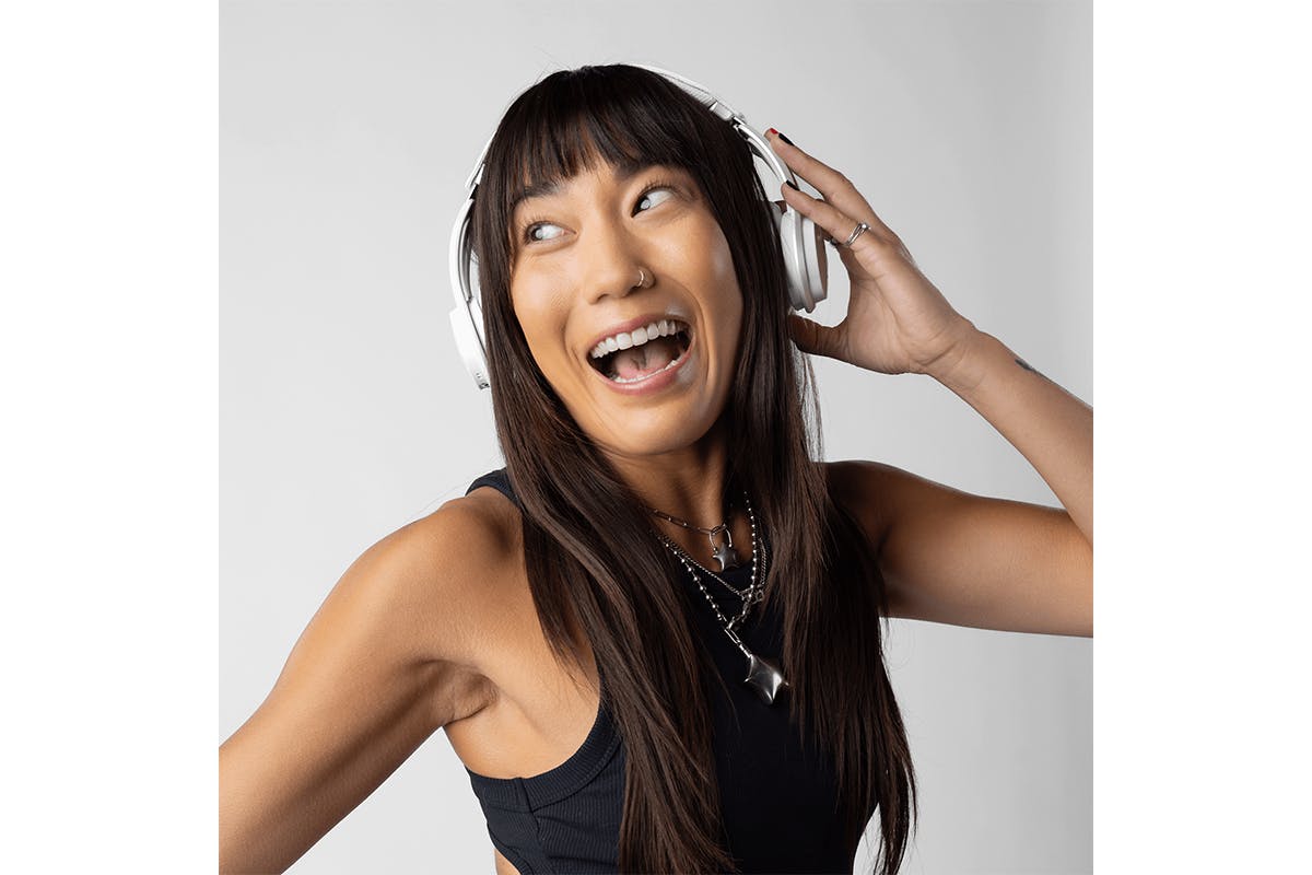 Skullcandy Icon ANC Wireless Headphones with Active Noise Cancelling | Bone-2