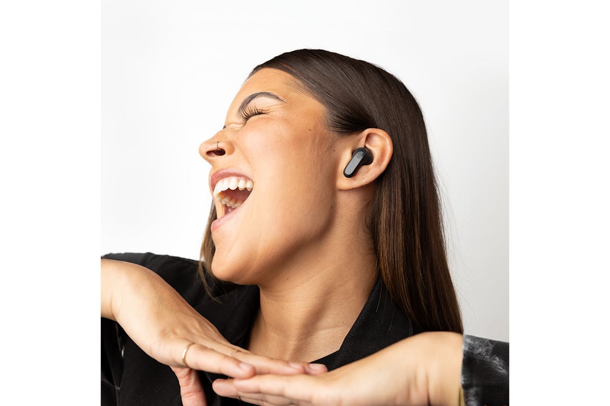 Skullcandy Rail ANC True Wireless Earbuds with Active Noise Cancelling | True Black-2