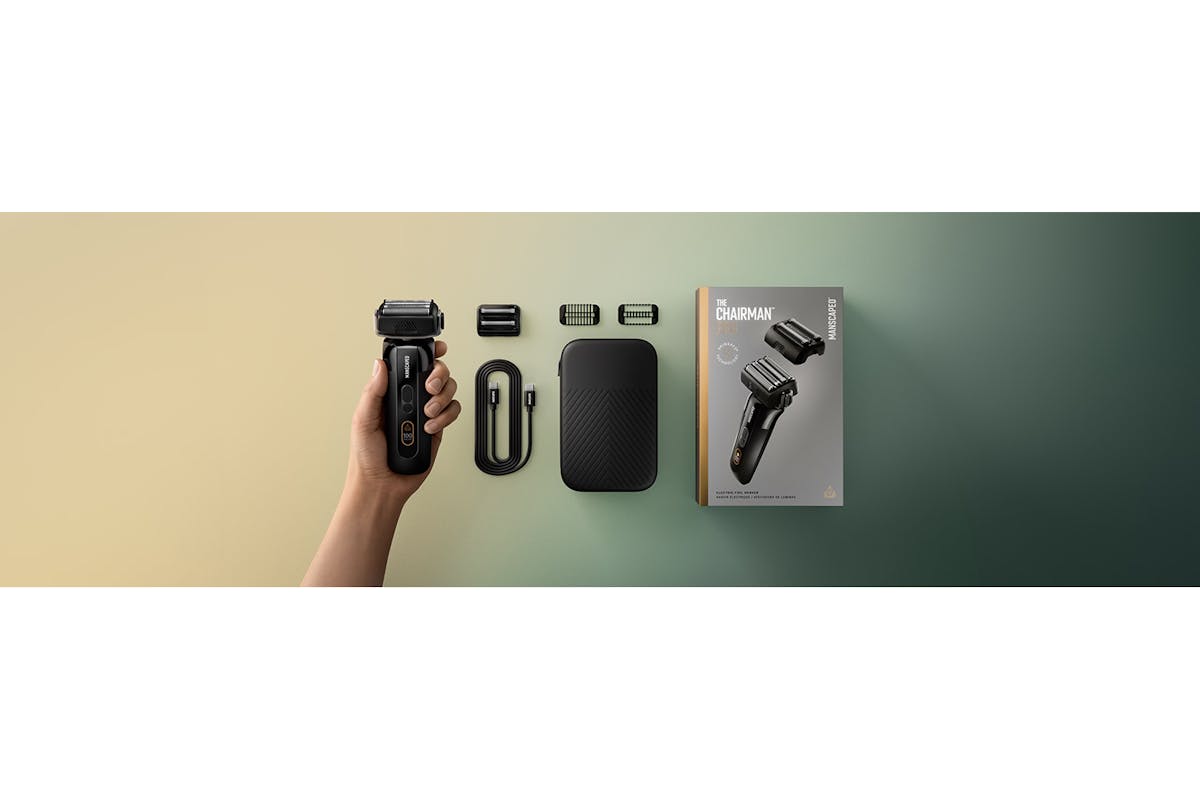 Manscaped The Chairman Pro Electric Foil Face Shaver | 30-00160-NA-6