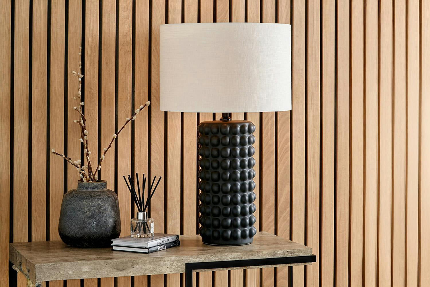 Sohan Bobble Table Lamp | Black-2