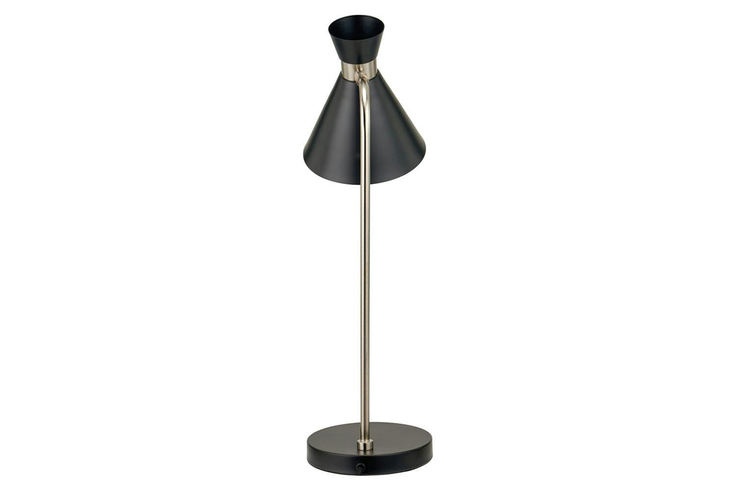 Benedict Metal Table Lamp | Black/Silver-6