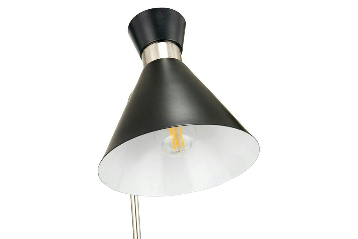 Benedict Metal Table Lamp | Black/Silver-7