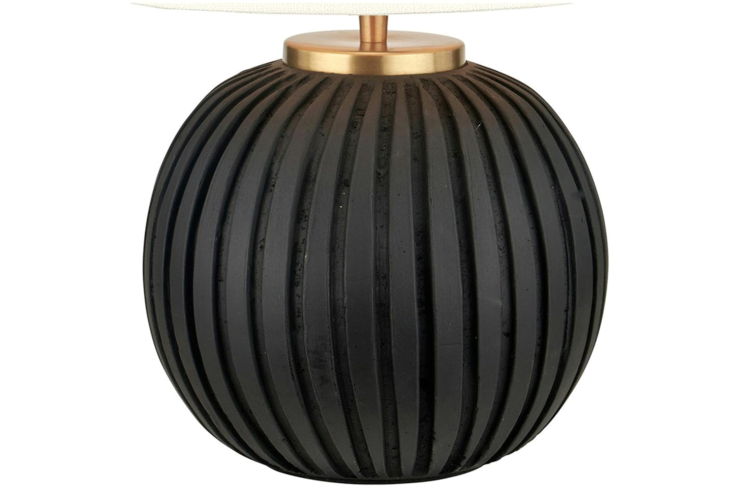 Terracotta Table Lamp | Beige & Black-2