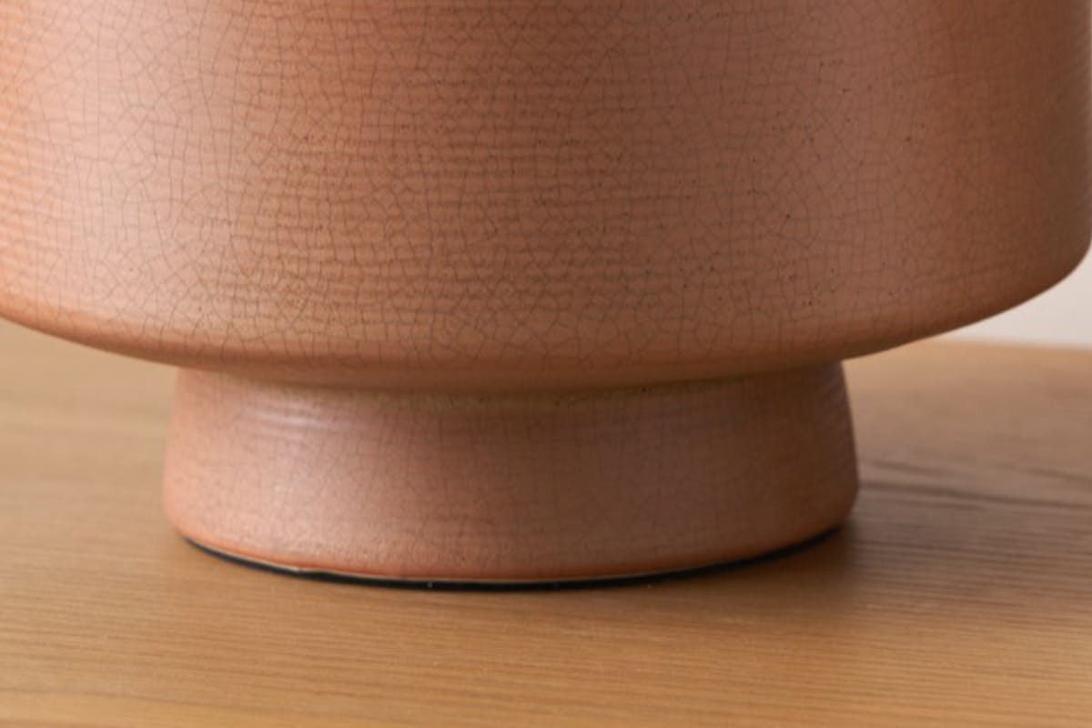Elure Crackle Ceramic Table Lamp | Cinnamon-5