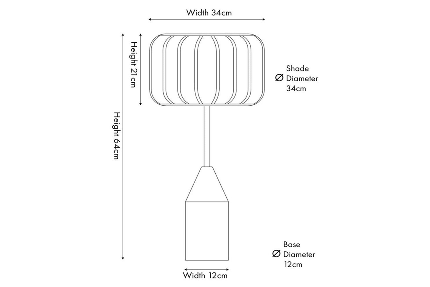Oscar Table Lamp | Black-7