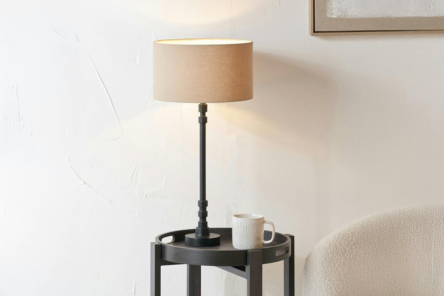 Rhode Stick Table Lamp | Black-2