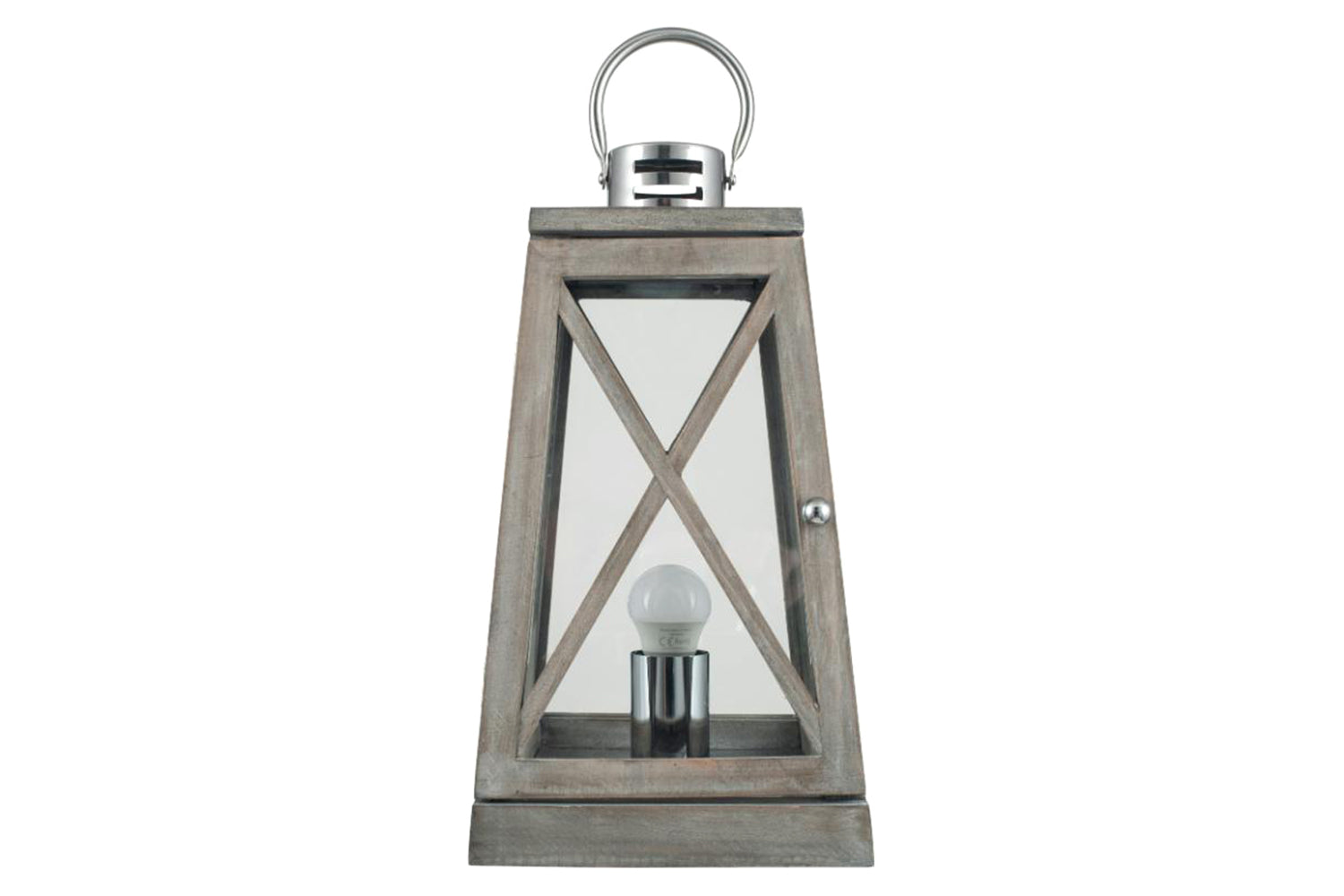 Lantern Table Lamp | Grey