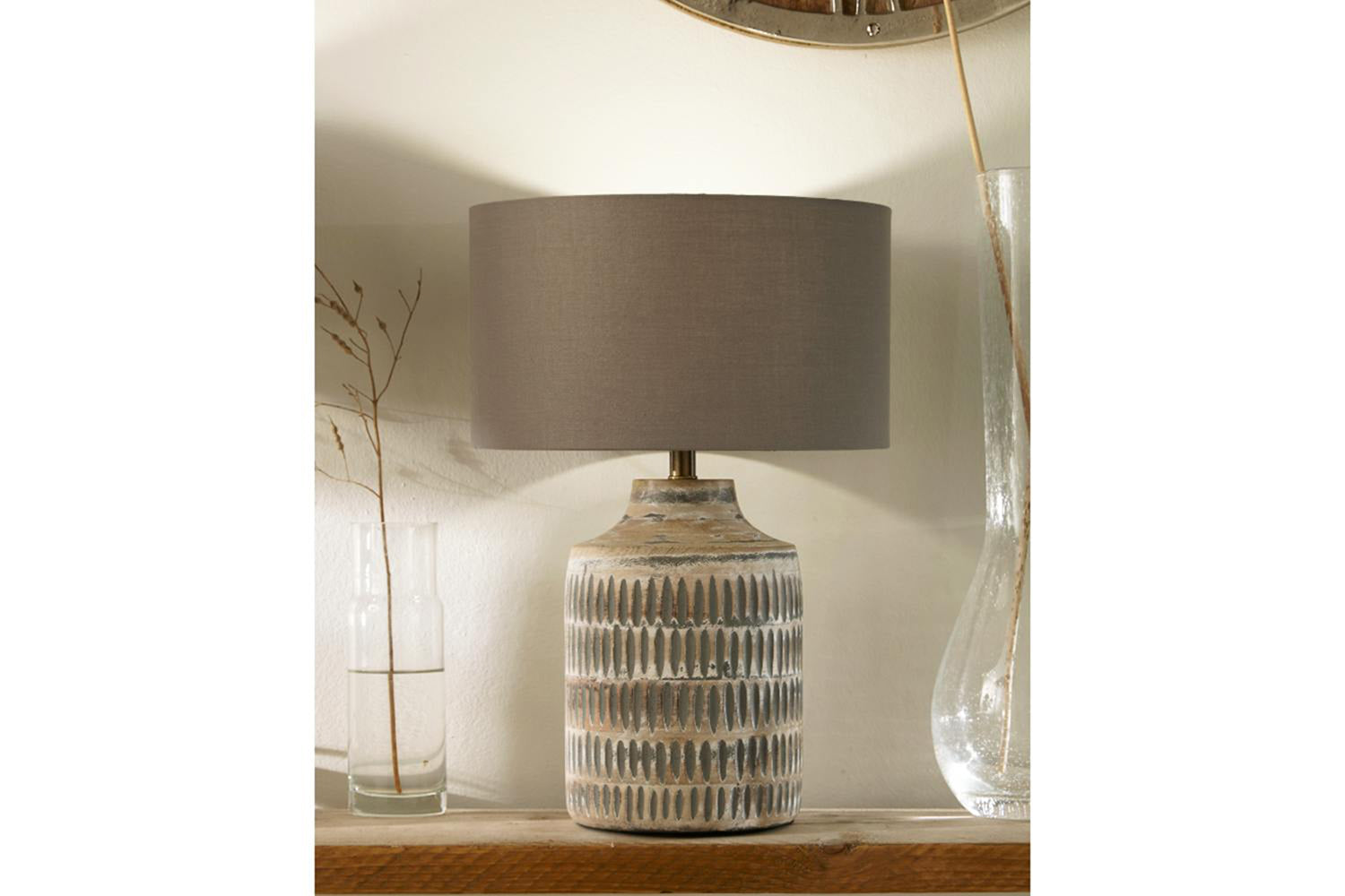 Steel Shade Table Lamp | Grey-2
