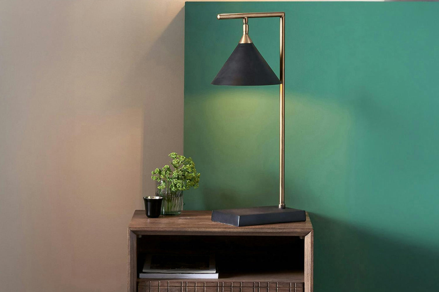 Zeta Table Lamp | Gold/Black-2