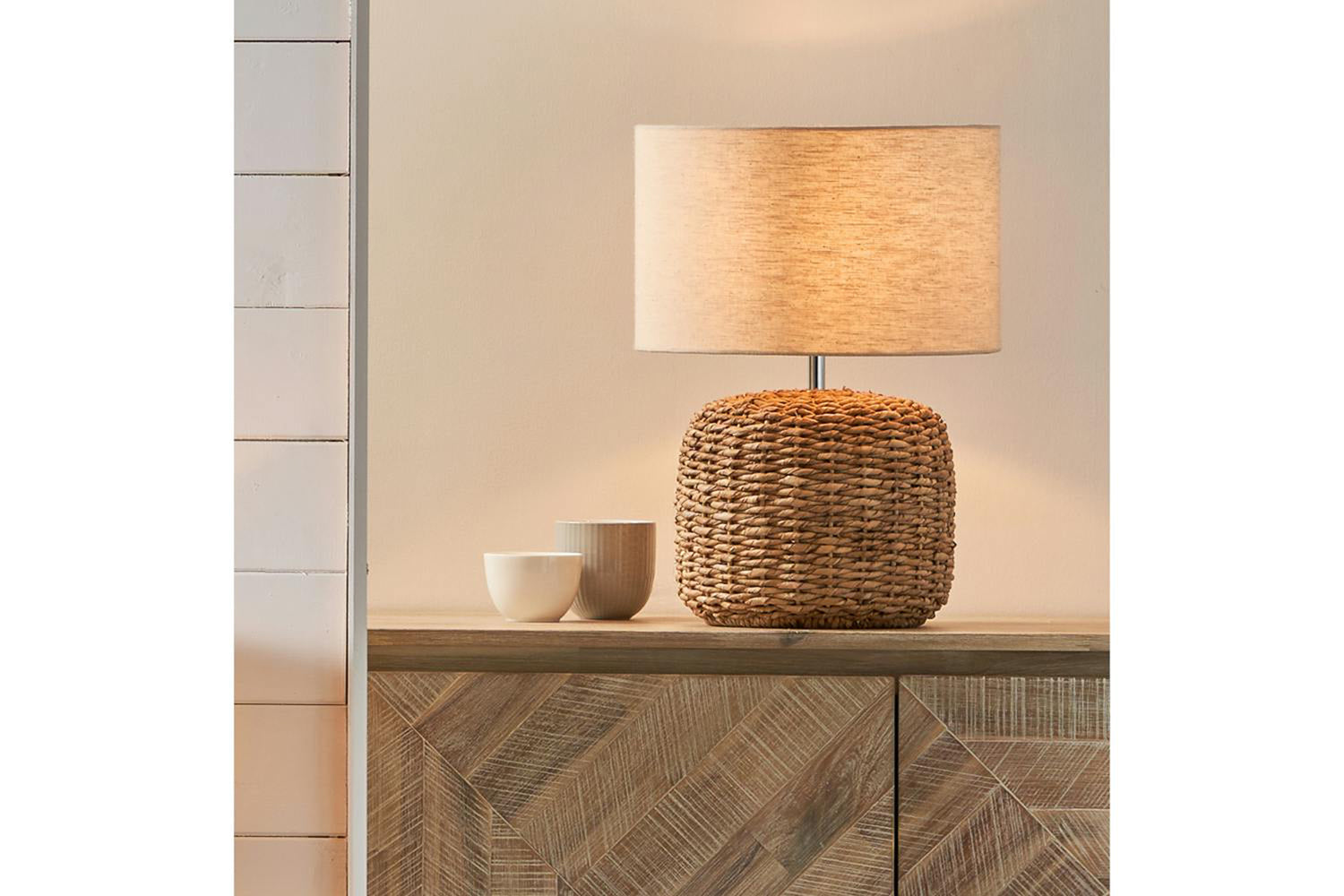Woven Table Lamp | Small-2