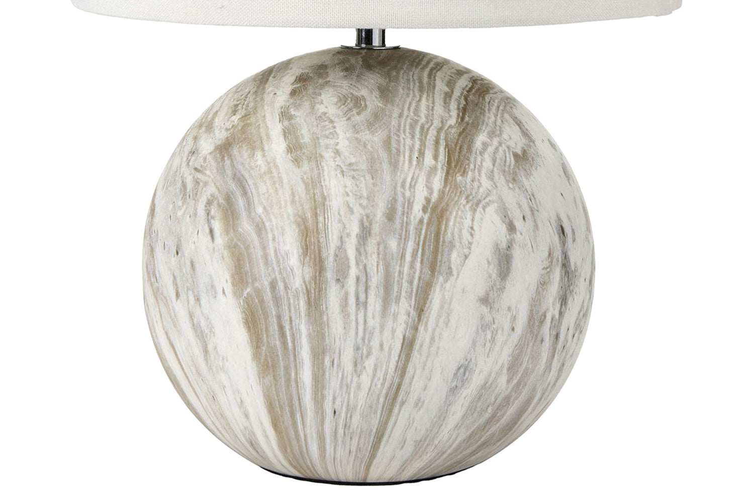 Ceramic Natural Stone Effect Table Lamp | Grey-2