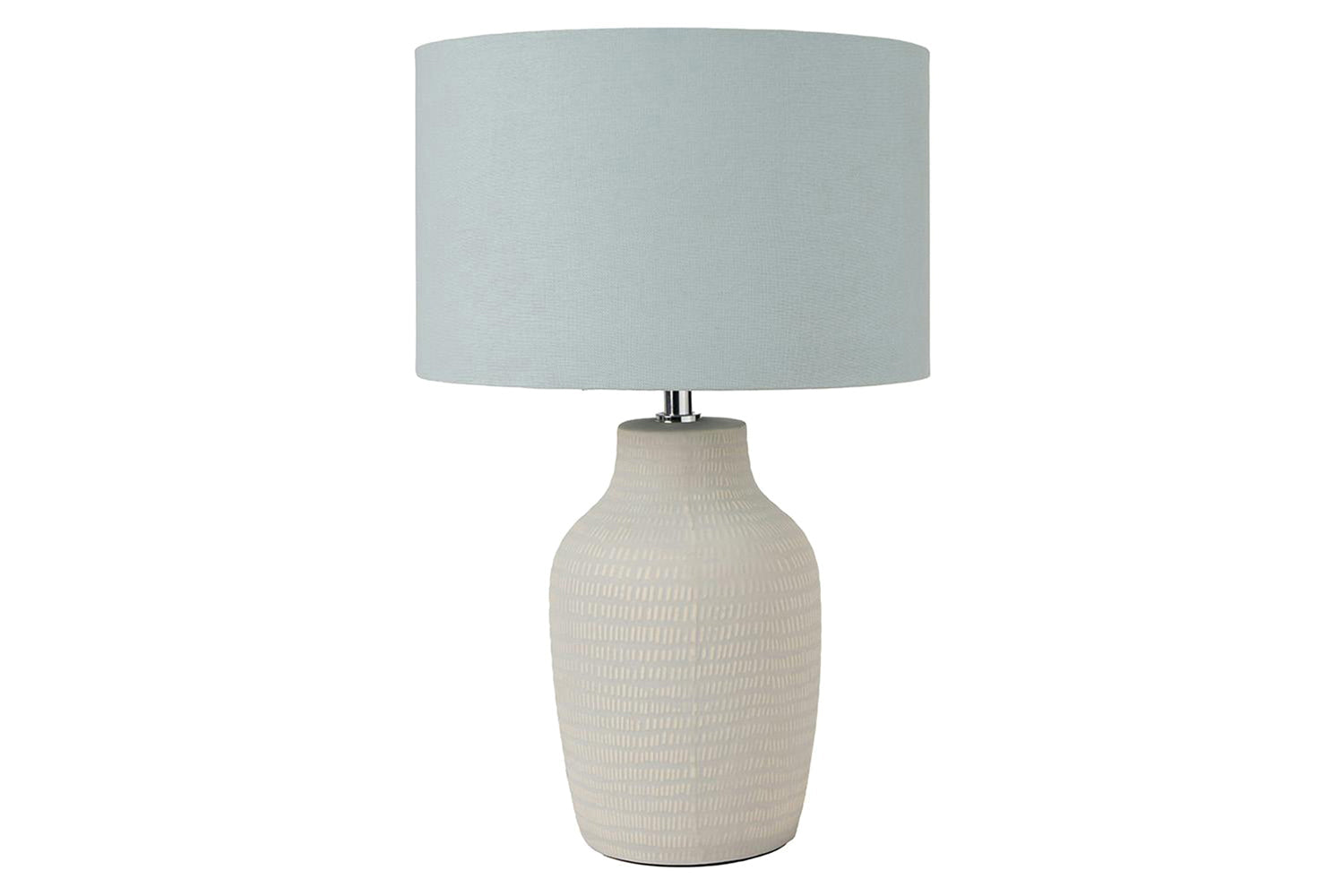Ceramic Table Lamp | Duck Egg & Beige