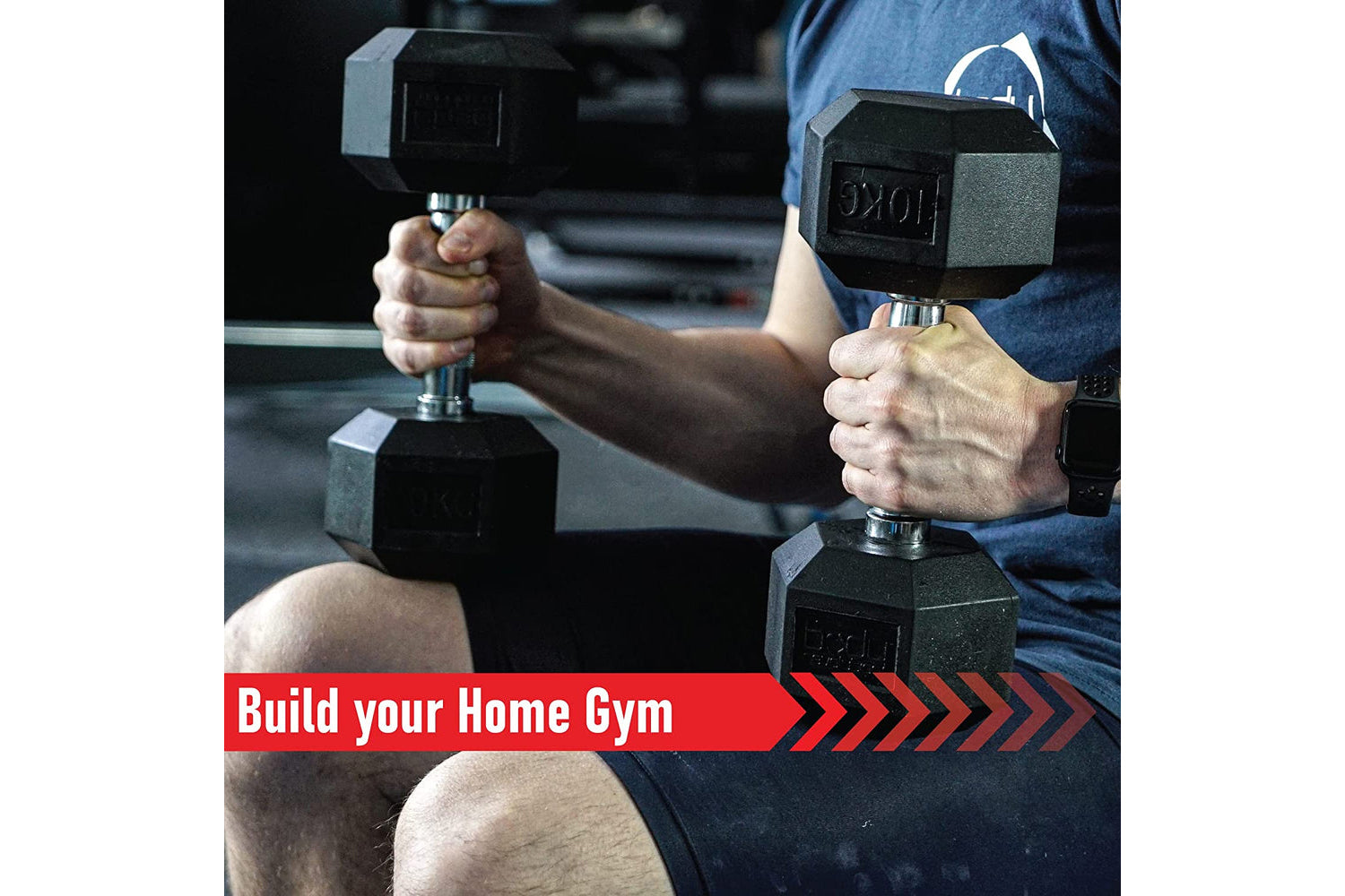 Monstershop Body Revolution Hex Dumbbells | 40kg Pair