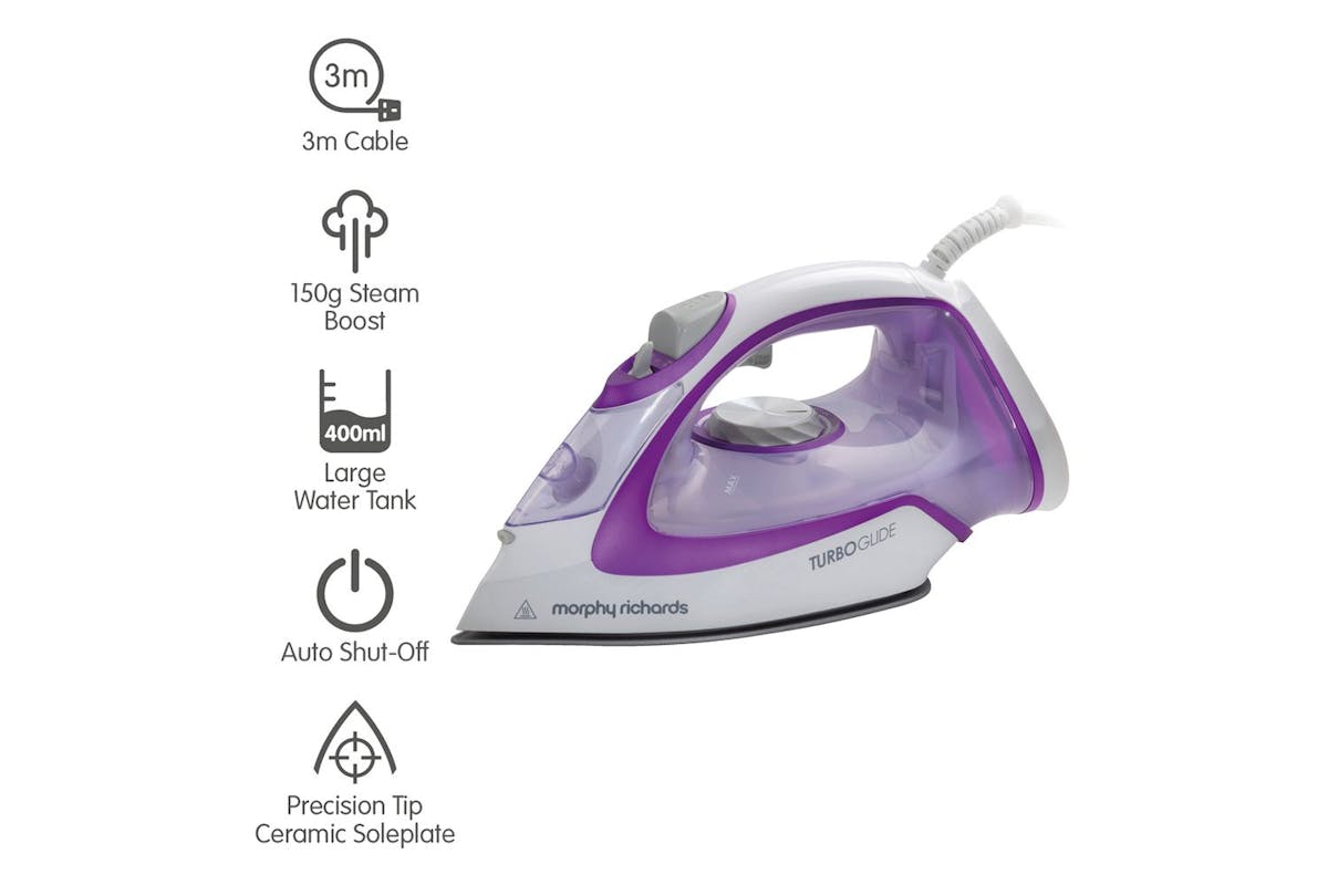 Turbo Glide Iron | Steam Iron | Ceramic Soleplate | 2800 Watt-7