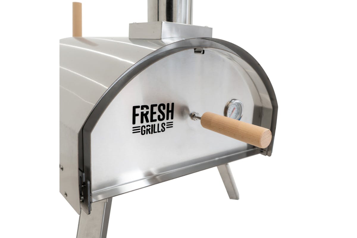 Monstershop Fresh Grills Premium Outdoor Pizza Oven | Silver-10