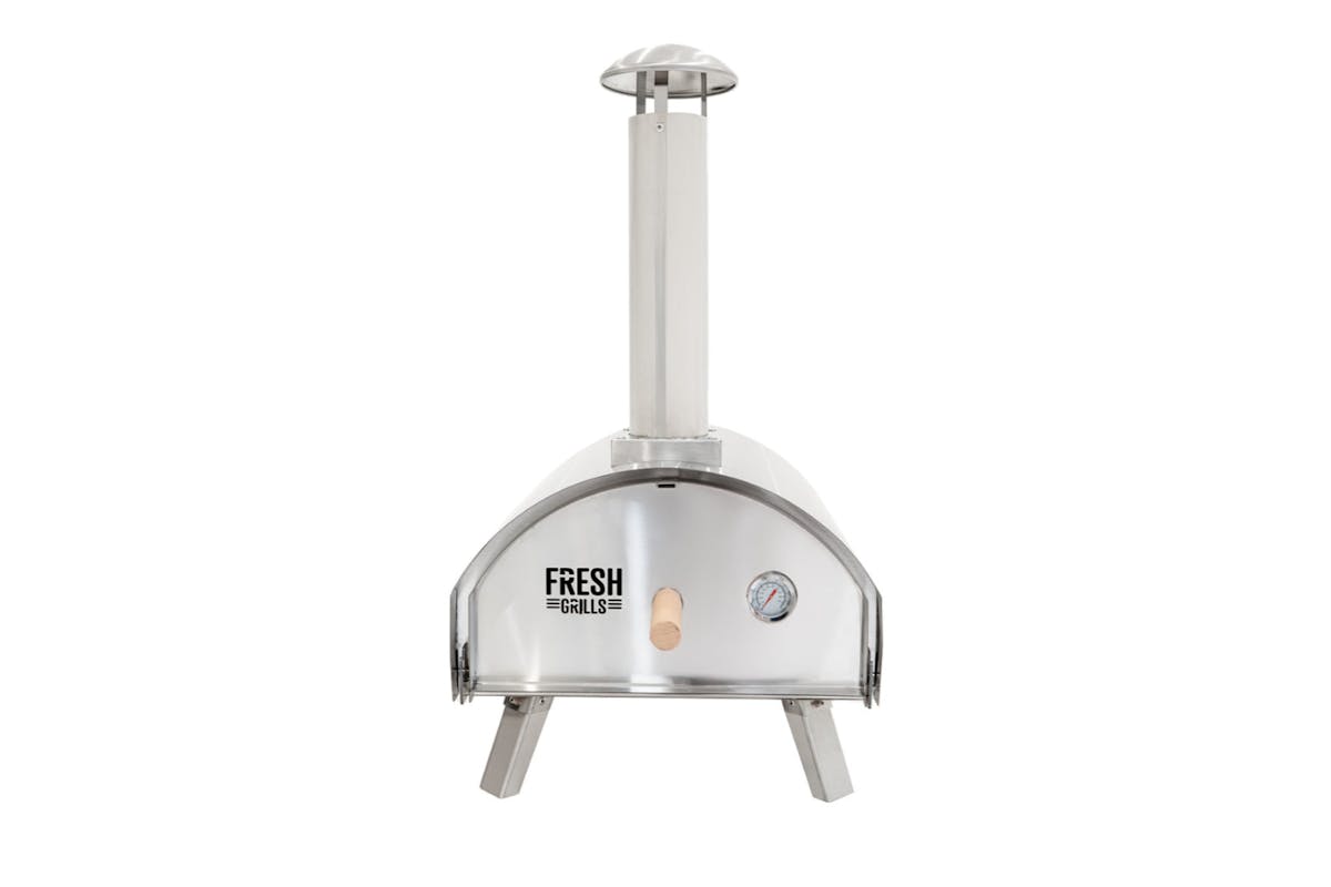 Monstershop Fresh Grills Premium Outdoor Pizza Oven | Silver-3