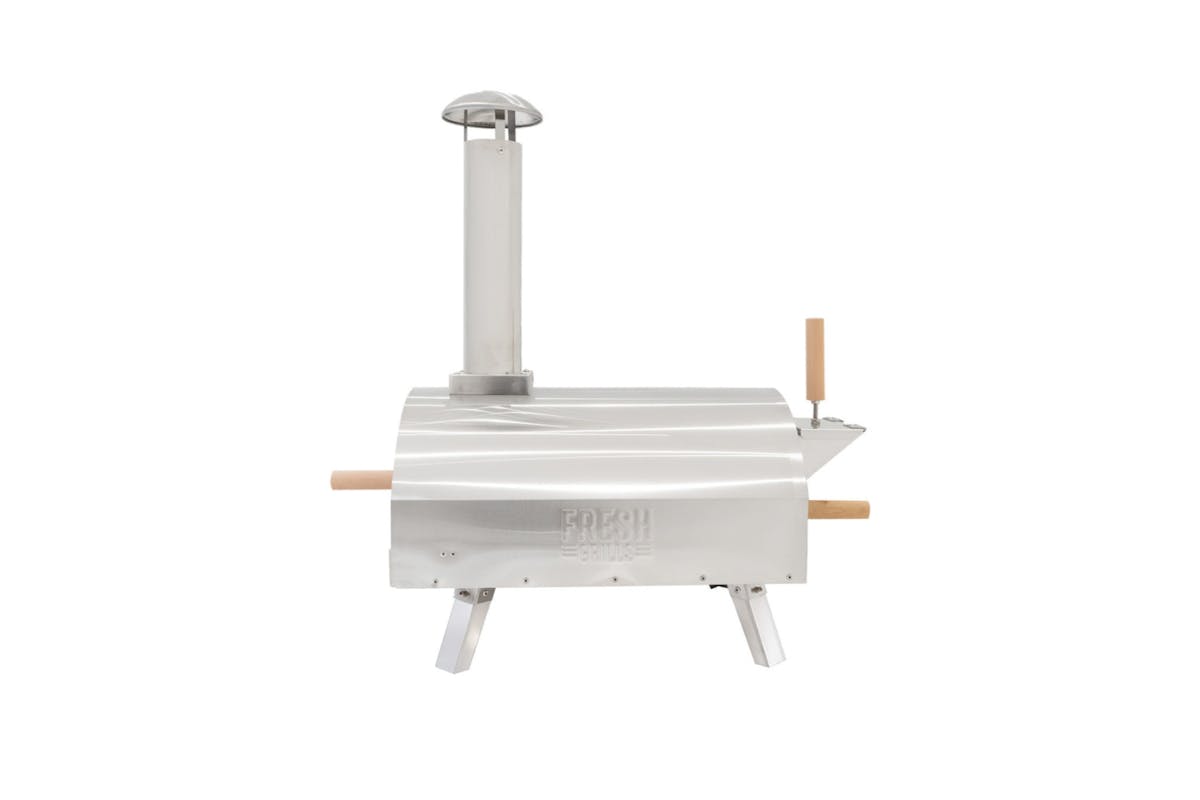 Monstershop Fresh Grills Premium Outdoor Pizza Oven | Silver-4