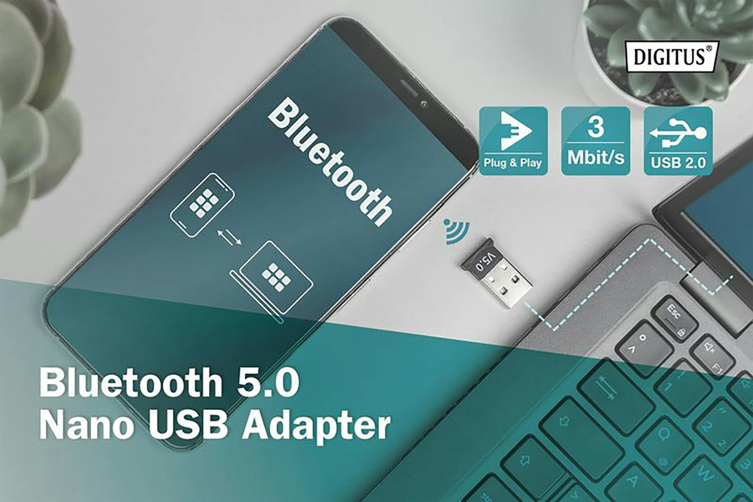 Digitus Bluetooth 5.0 Nano USB Adapter-8
