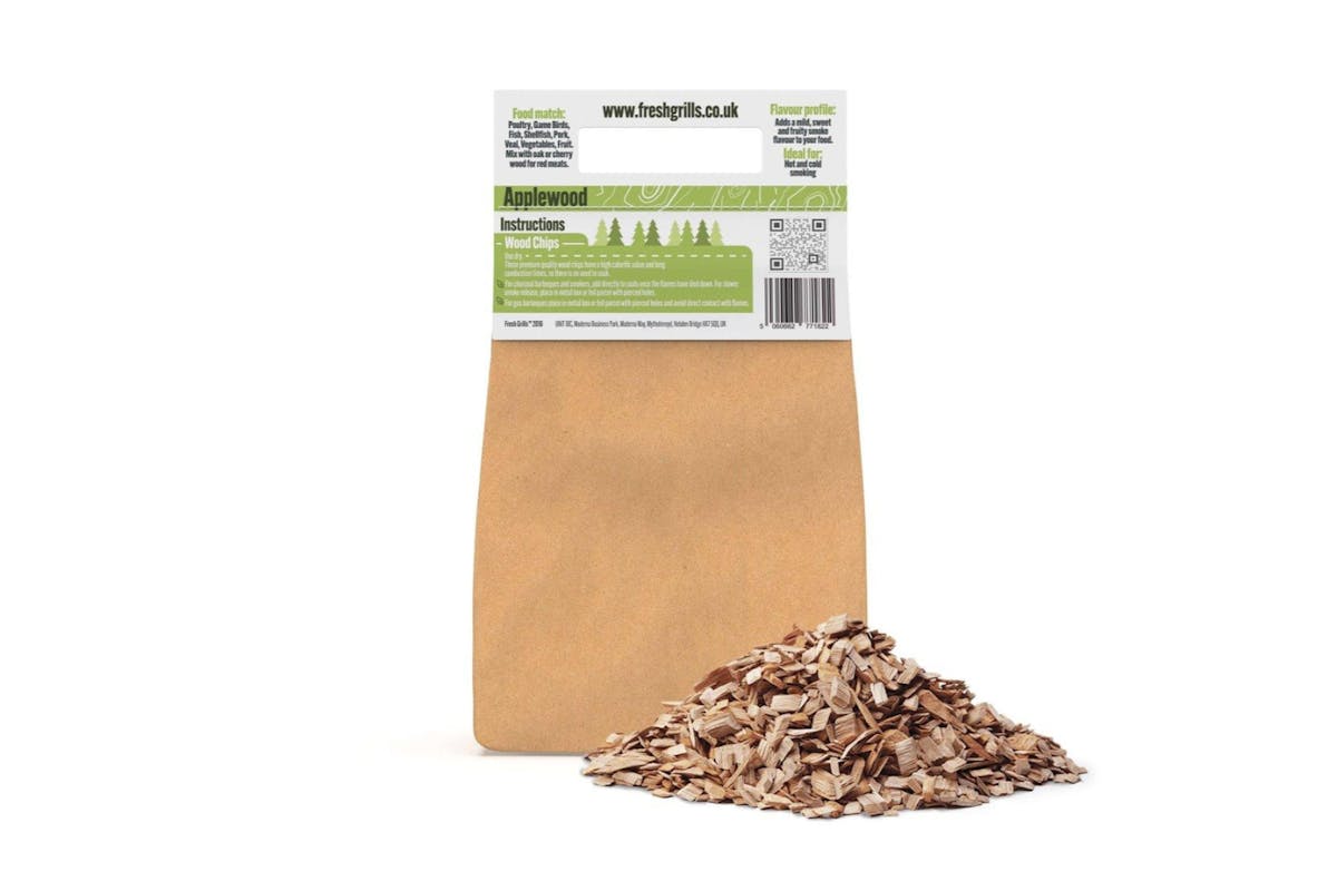Monstershop Fresh Grills Wood Chips | Applewood Flavour | 2.1kg (9ltr)-2