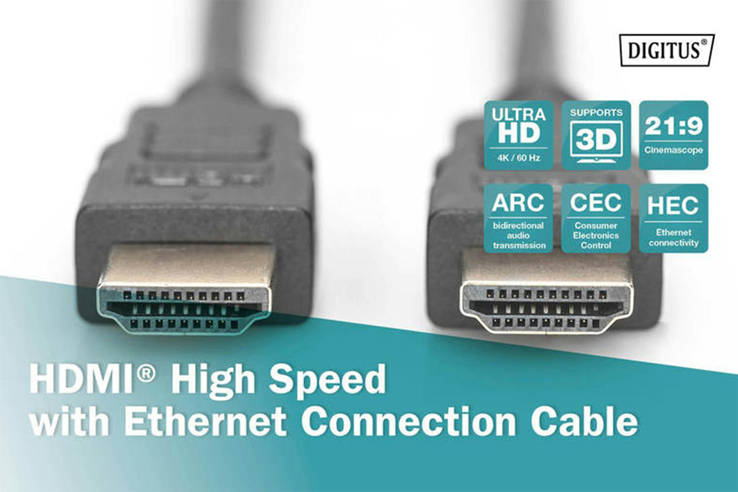 Digitus HDMI High Speed with Ethernet Connection Cable | 10m-6