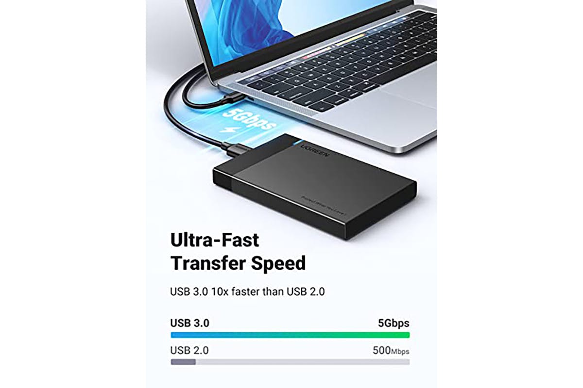 UGREEN 2.5" Enclosure SATA HDD Caddy External USB 3.0 Hard Disk Case-7