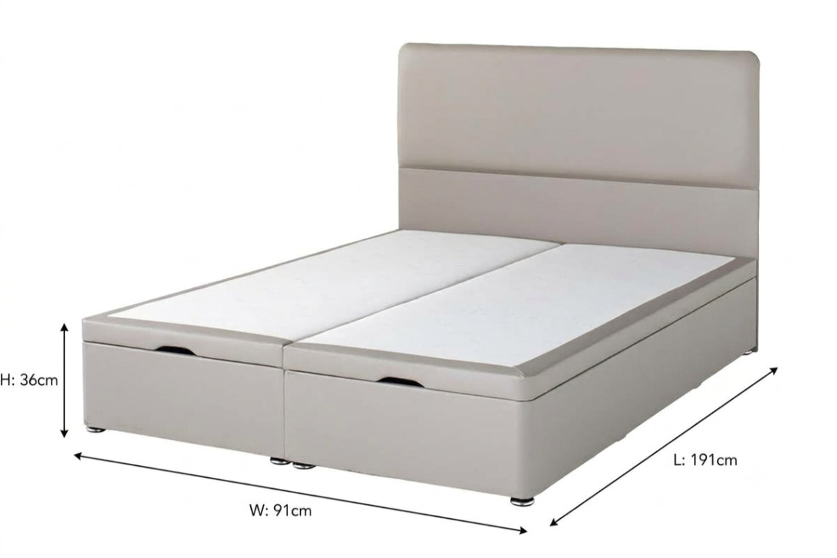 Briody | Clodagh Bed Bundle | Single | 3ft | Pebble-3
