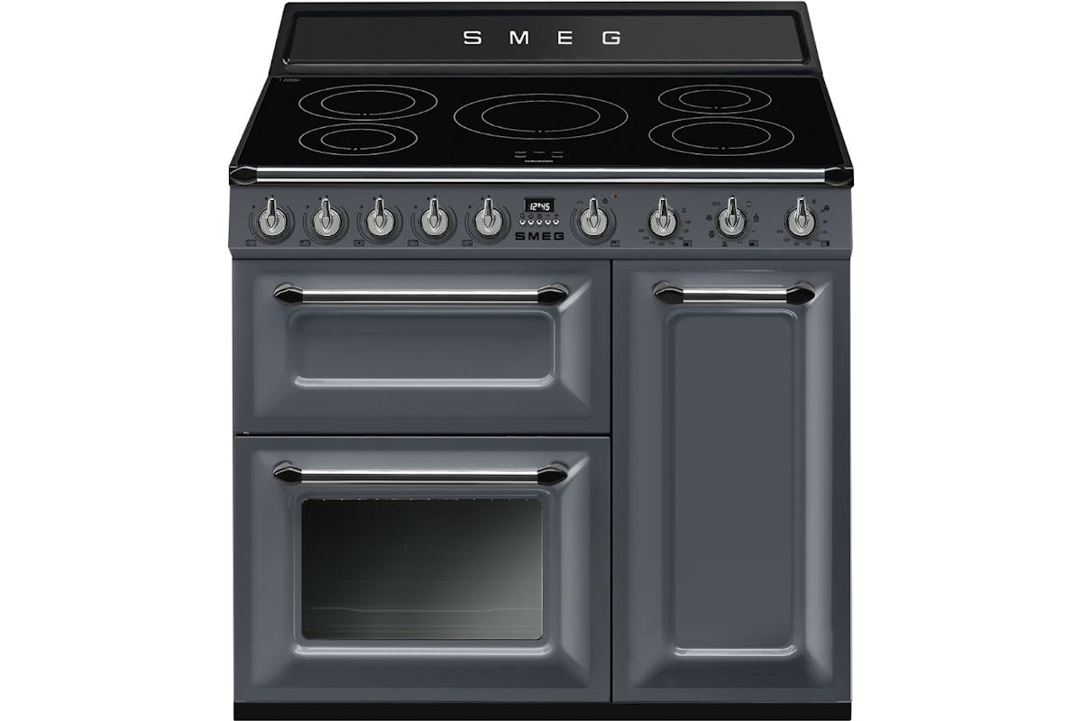 Smeg Victoria 90cm Freestanding Single Cooker | TR93IGR2 | Slate Grey