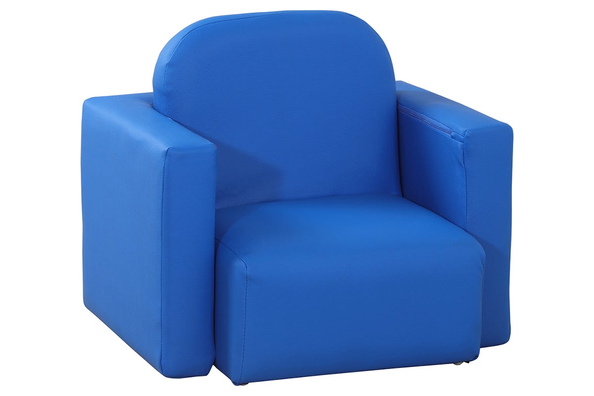 Homcom 3 in 1 Table Chair Toddlercouch Childrens Sofa Set | Blue