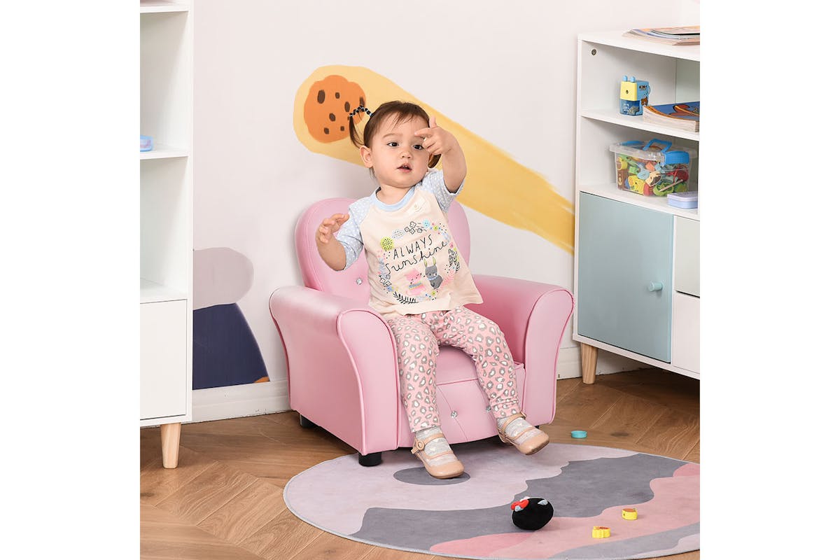 Homcom Children Armchair | Pink-2