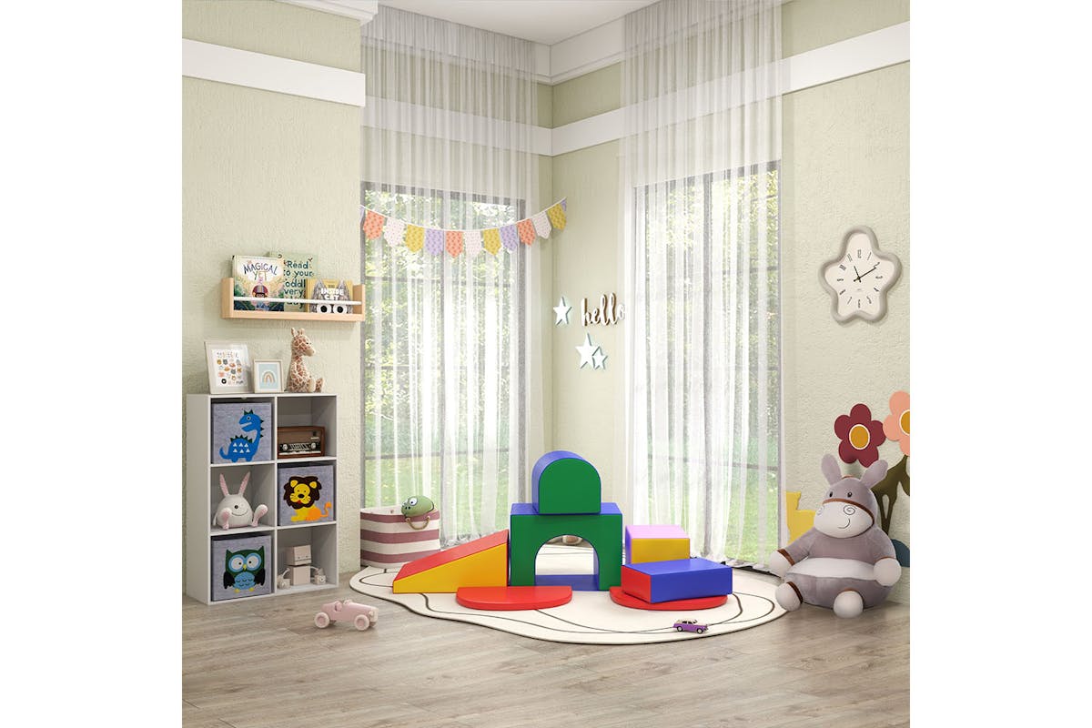 Homcom Donkey Toddlercouch | Grey-7