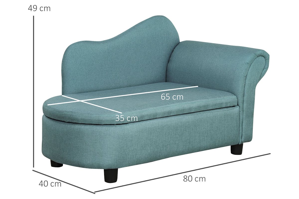 Homcom Kids Sofa | Light Blue-8
